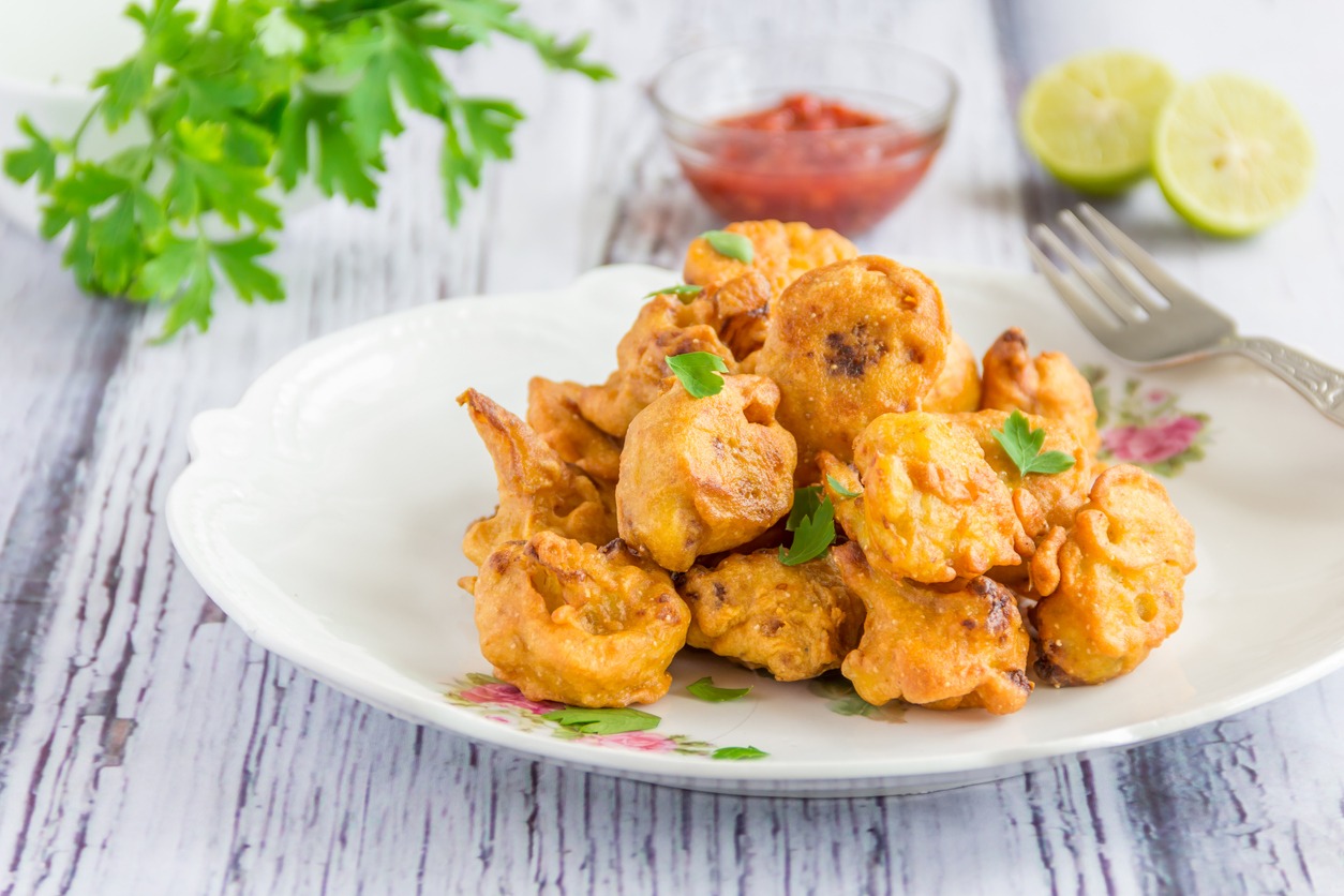 Crispy Fried Cauliflower Bites