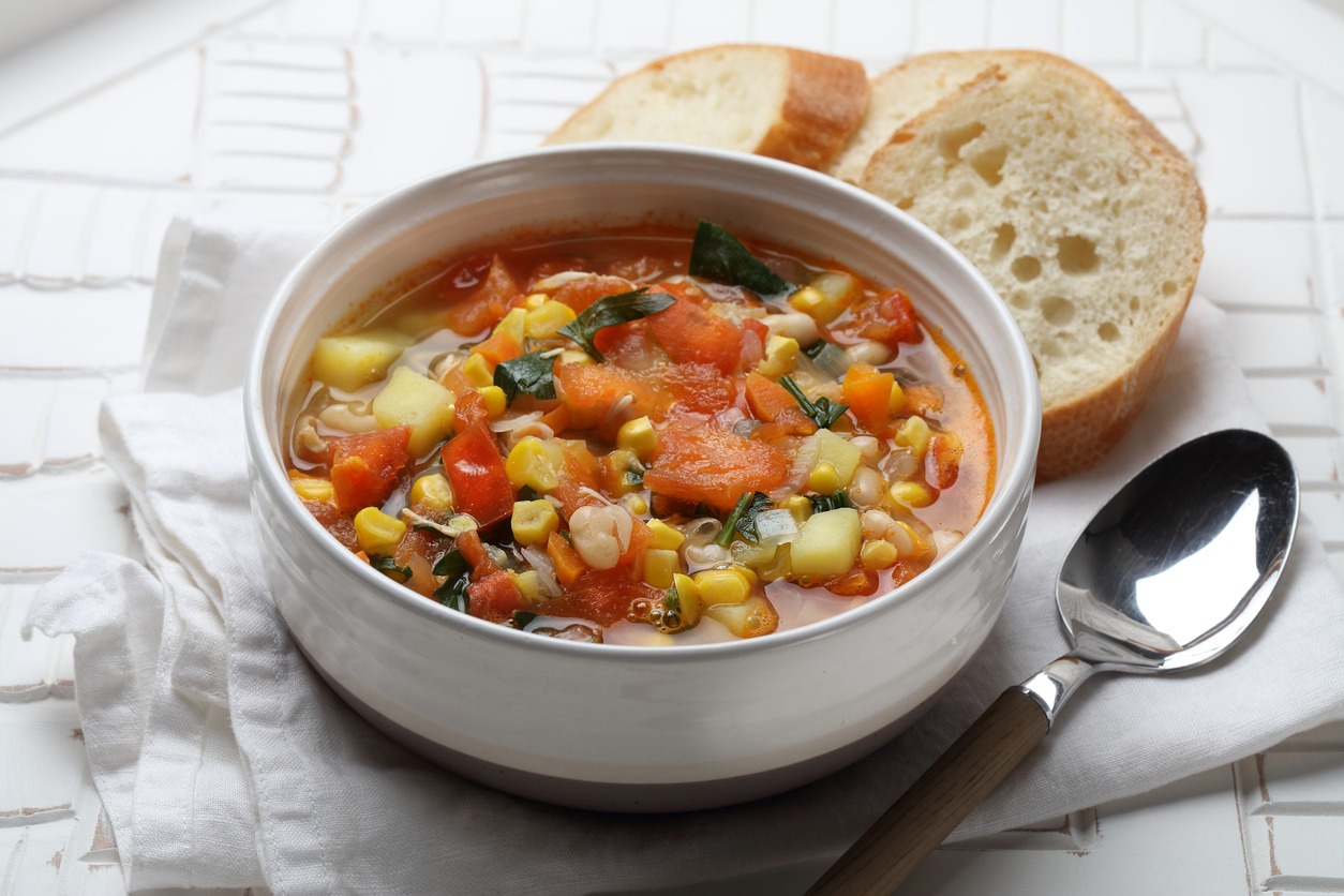 Quick Soothing Vegetable Soup