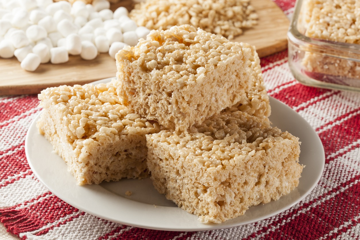 Plant-Based Gooey Rice Krispies Treats