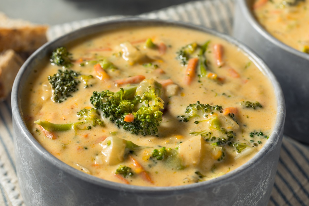 Vegan Broccoli Cheddar Soup