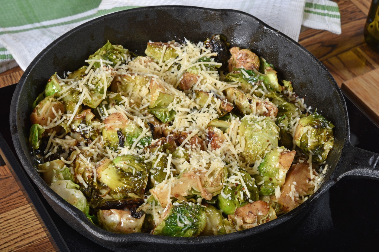 Caesare’d Air Fried Brussels Sprouts